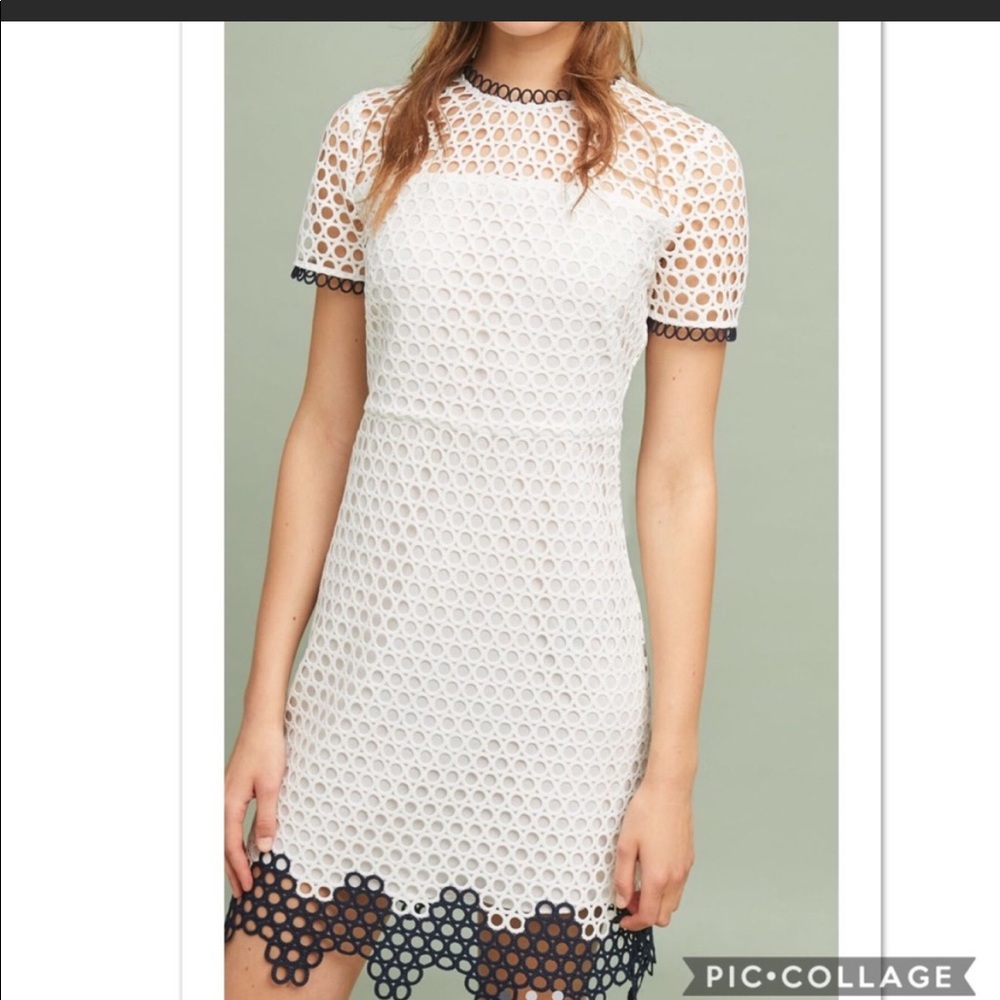 Shoshanna White Dress Size 14